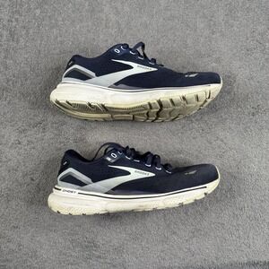 Brooks Ghost 15 Womens Size 9 EE Blue White Walking Running Shoes Sneakers